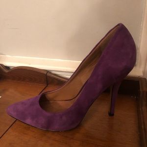 ALDO-  Plum Suede pumps/size 8